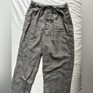 John Galt, Gray Red and Black Plaid, Pants